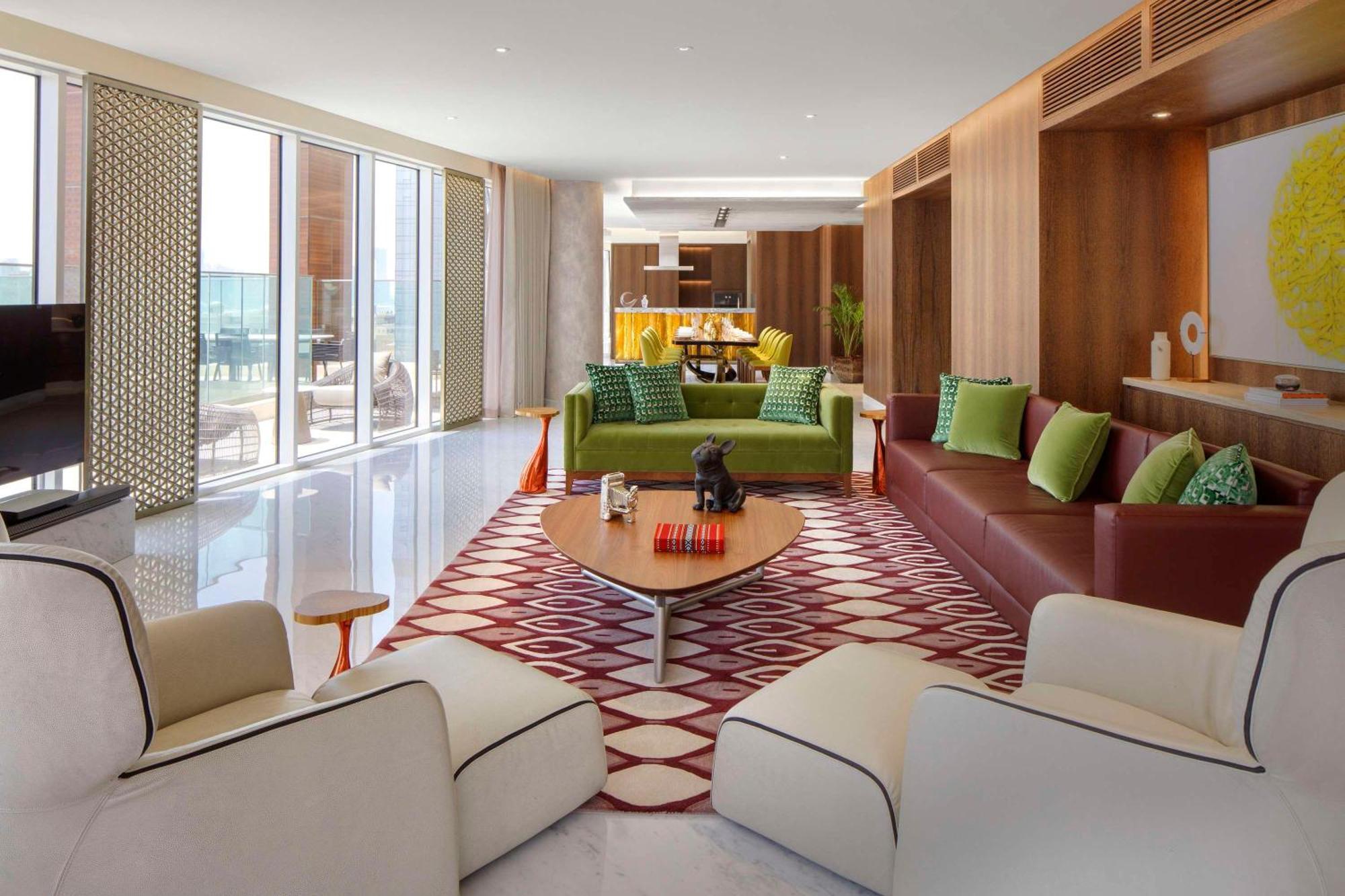 Andaz Dubai The Palm, By Hyatt Hotell Exteriör bild A living room at the hotel
